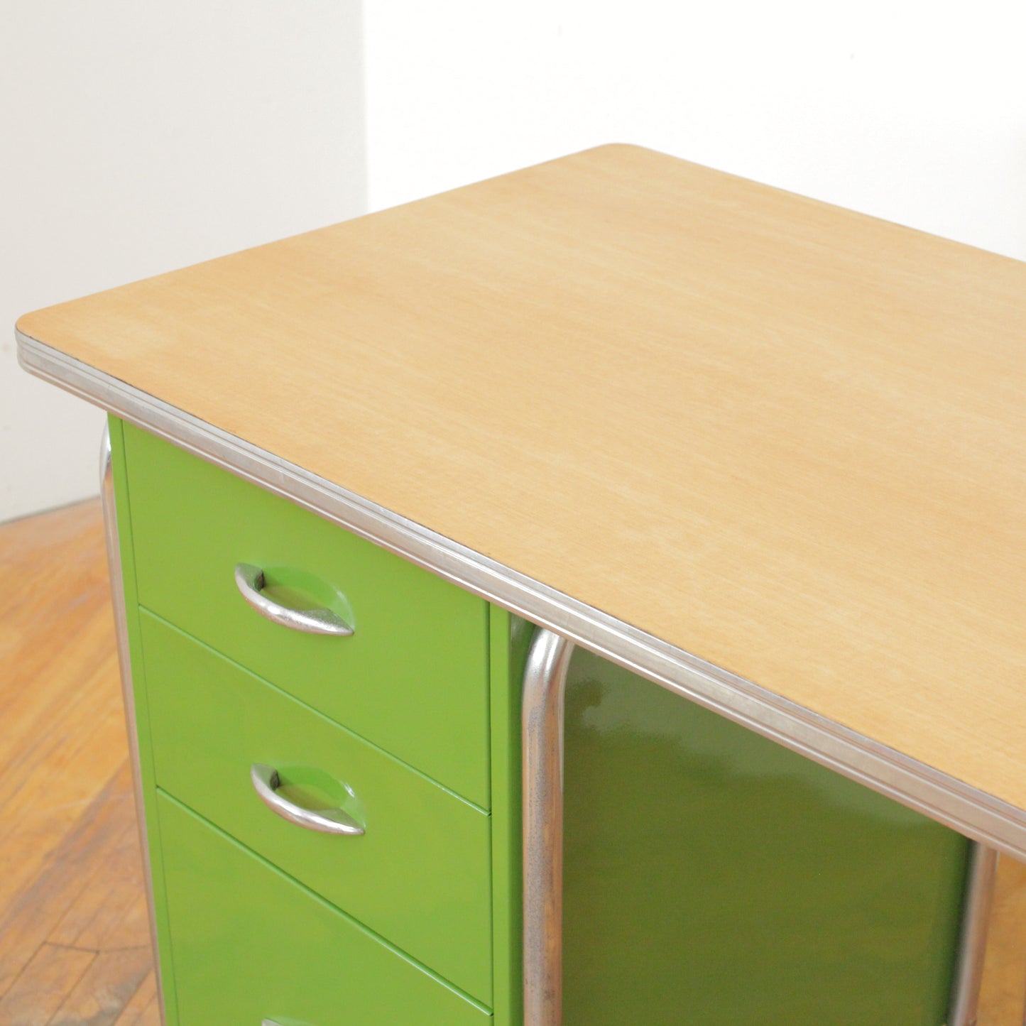 1950s Tubular Steel Desk