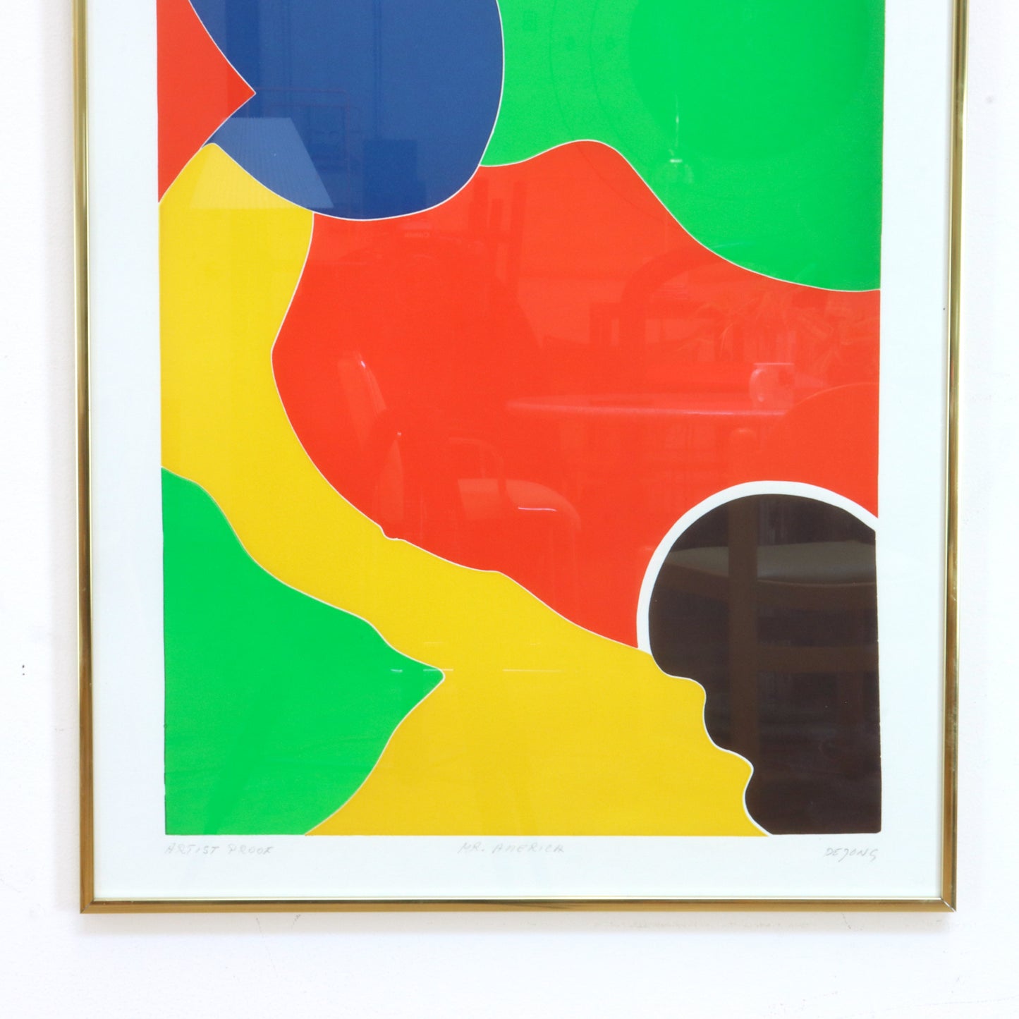 1970s Relief Print by Thom De Jong