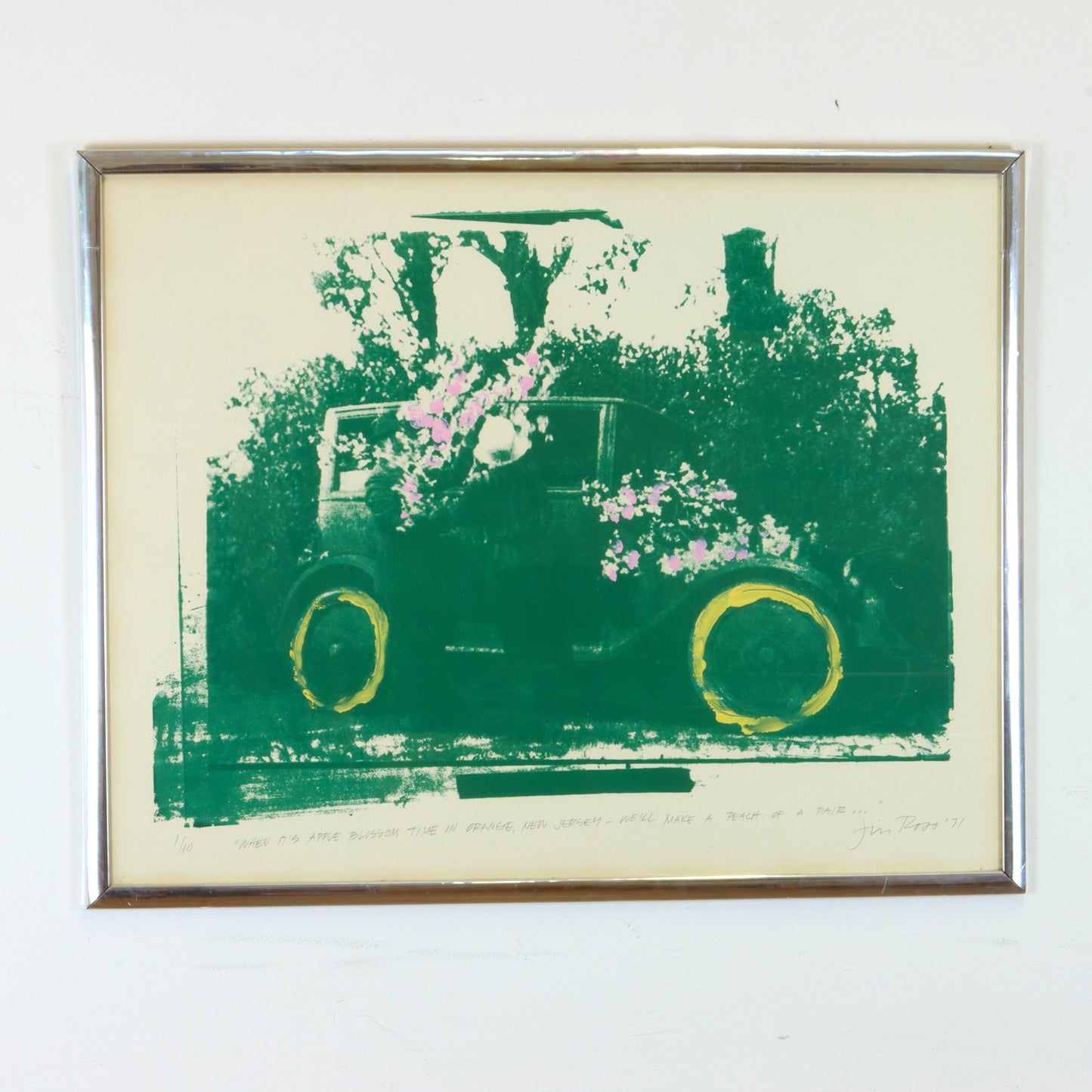 1971 Mixed Media Print by Jim Ross
