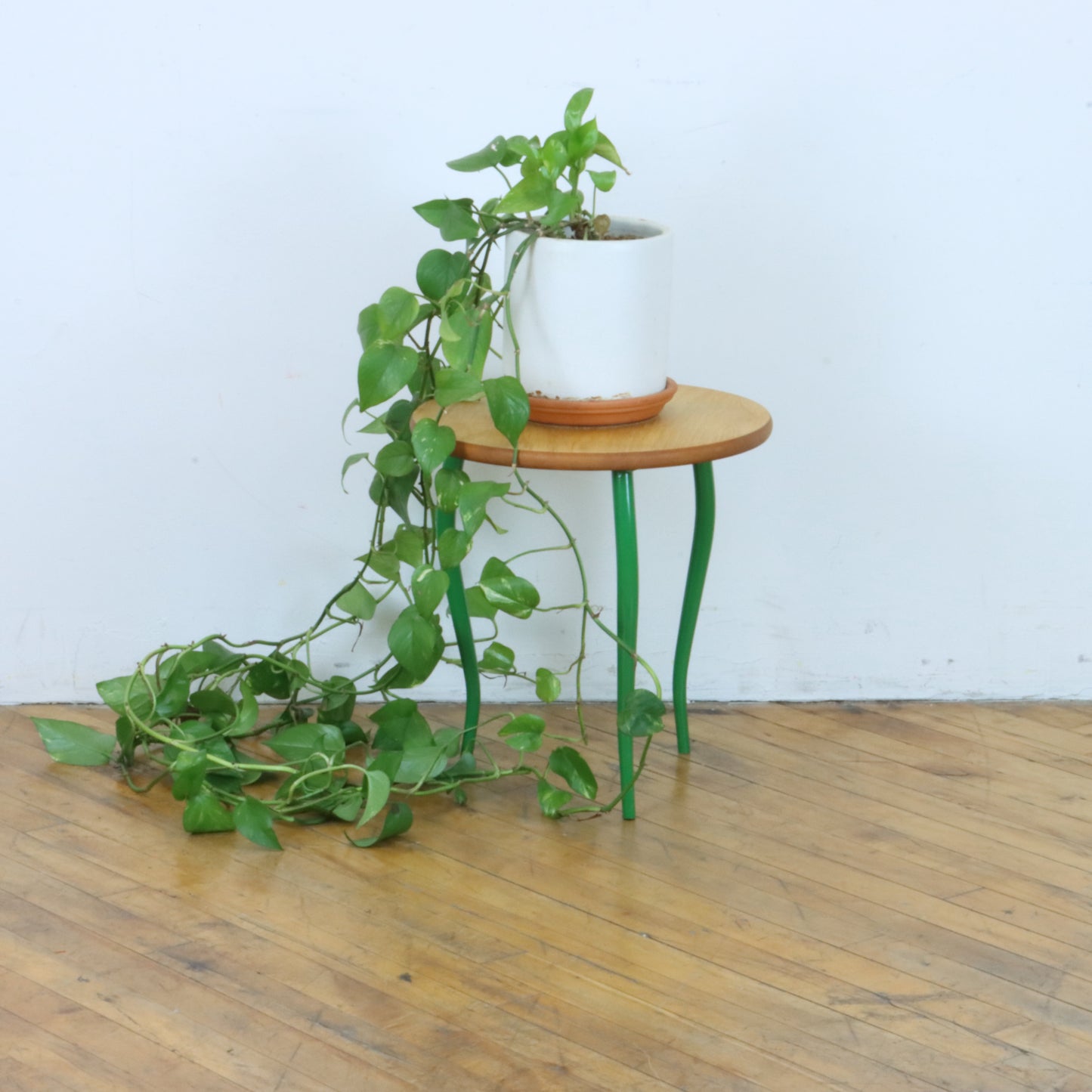 Squiggle Leg Side Table or Plant Stand