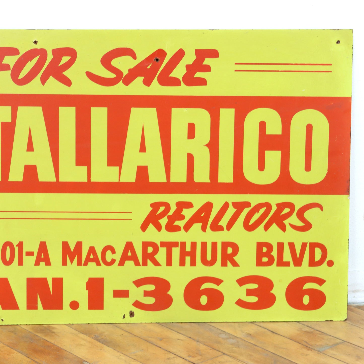 Mid Century Realtor "For Sale" Sign