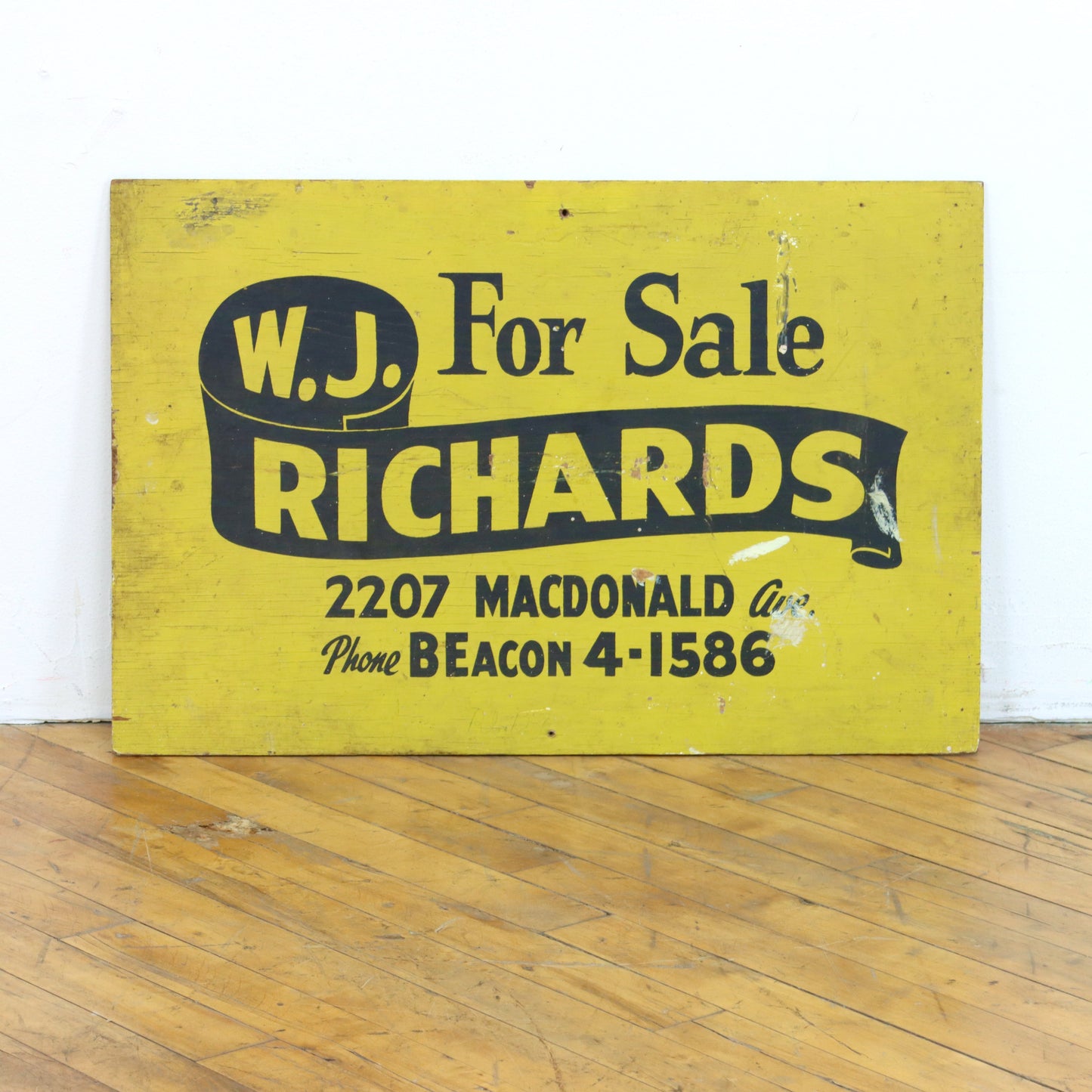 Mid Century Realtor "For Sale" Sign