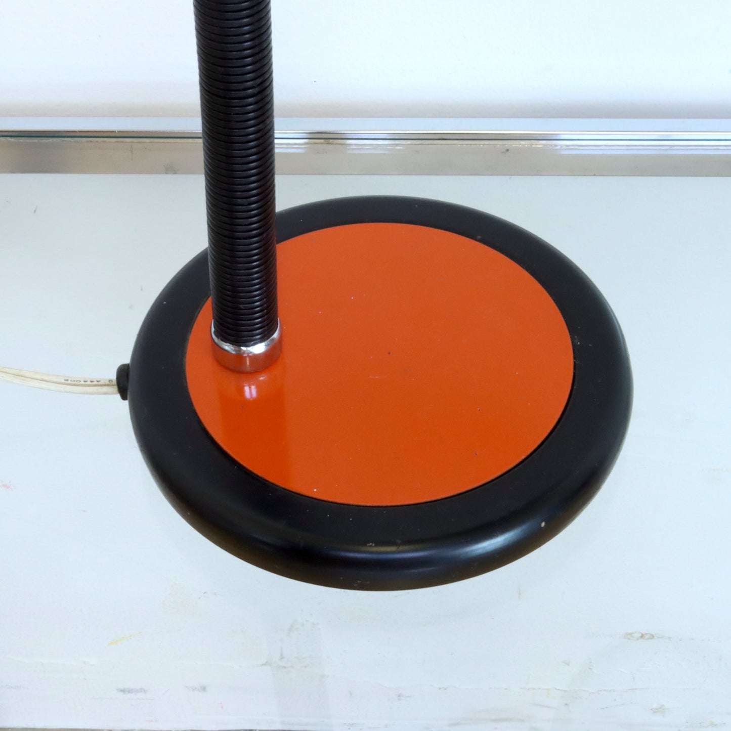 Vintage Red Gooseneck Lamp