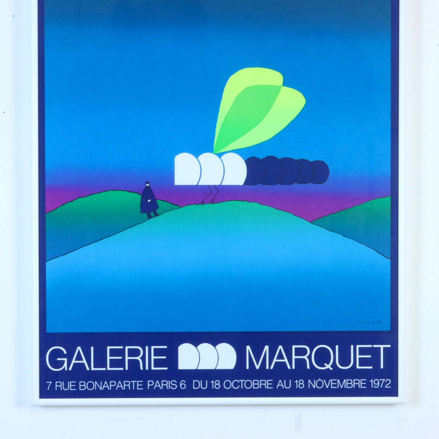 1972 Folon Exhibition Silkscreen