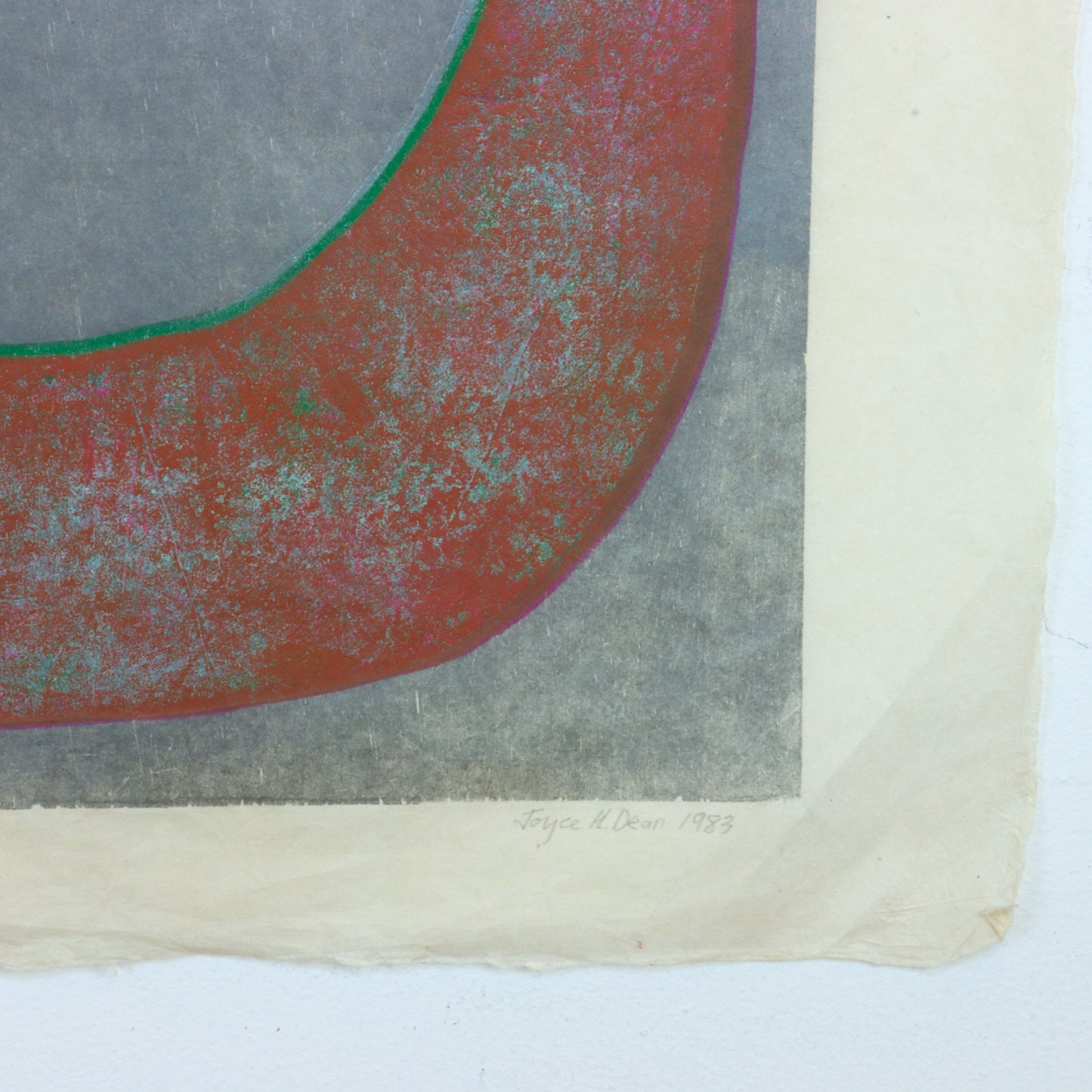 1983 Relief Print by Joyce Dean