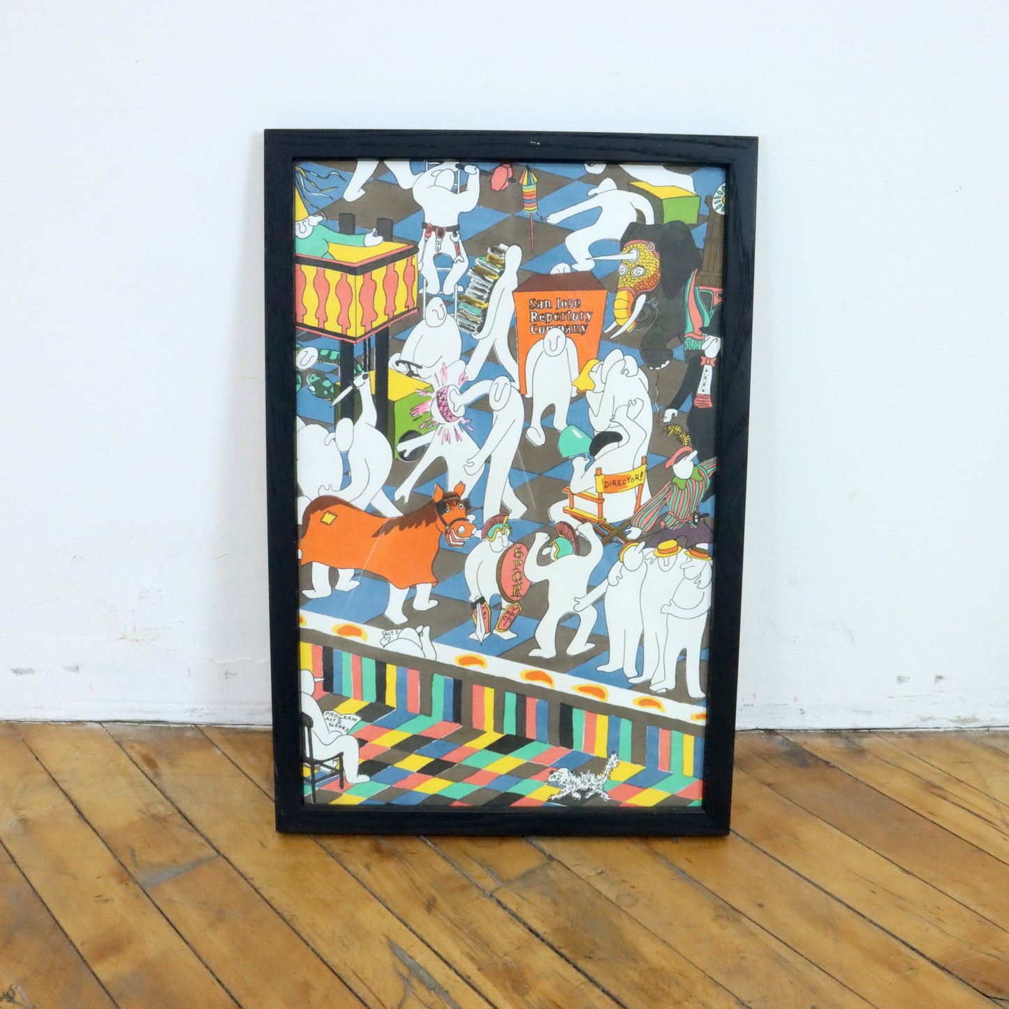 Vintage San Jose Repertory Company Print