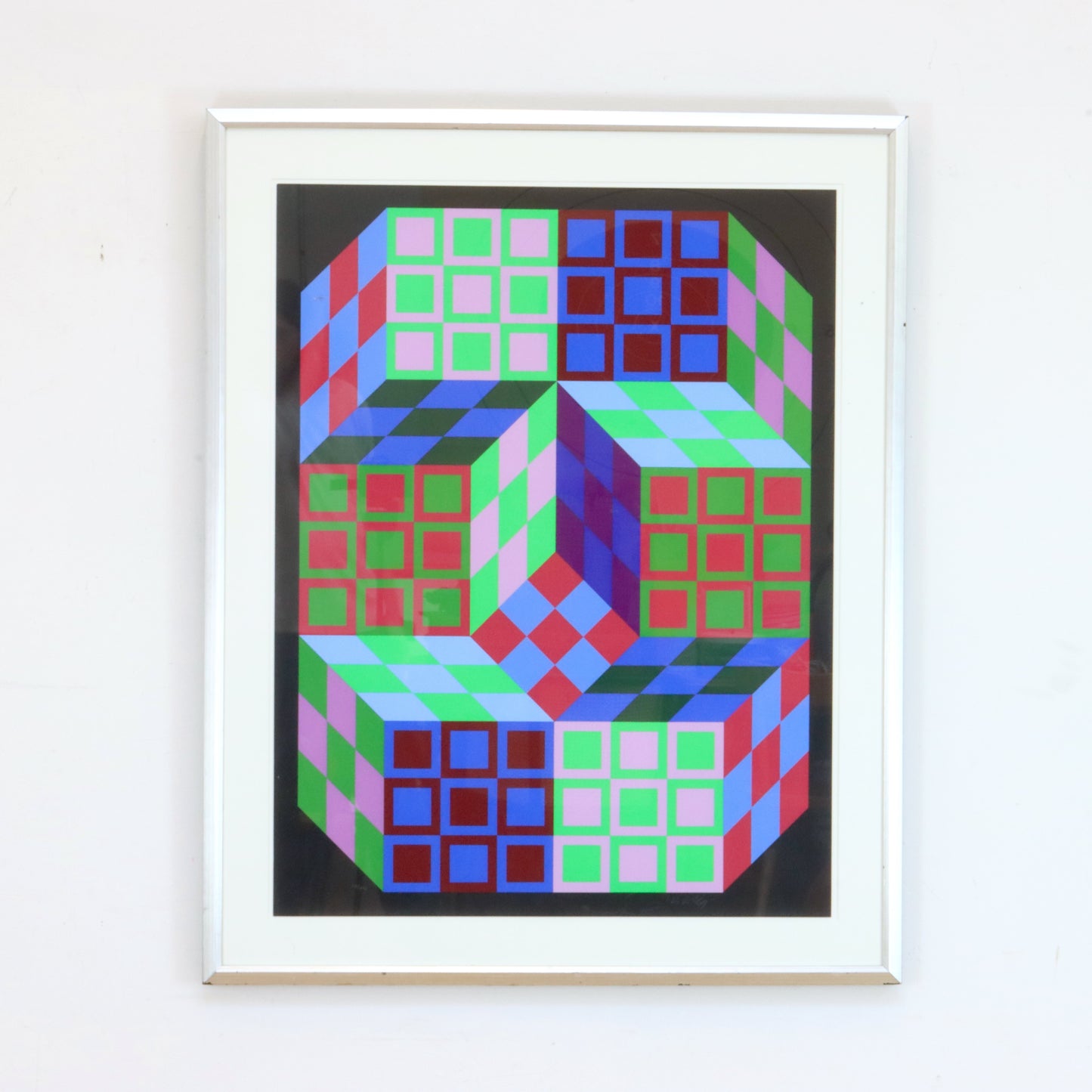 1980 Victor Vasarely Screen Print