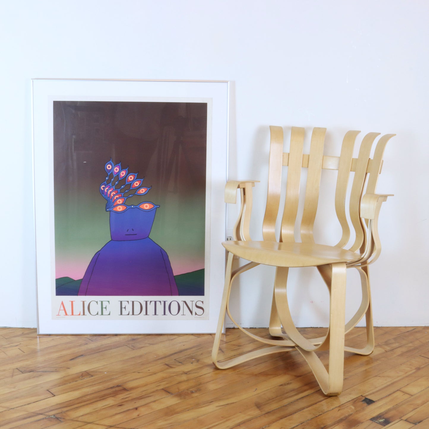 Original 1974 Jean-Michel Folon Poster