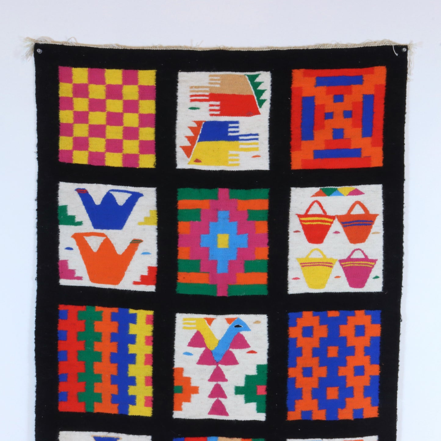 Large Colorful Peruvian Tapestry