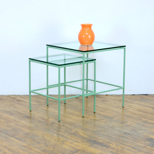 Mint Green Nesting Tables