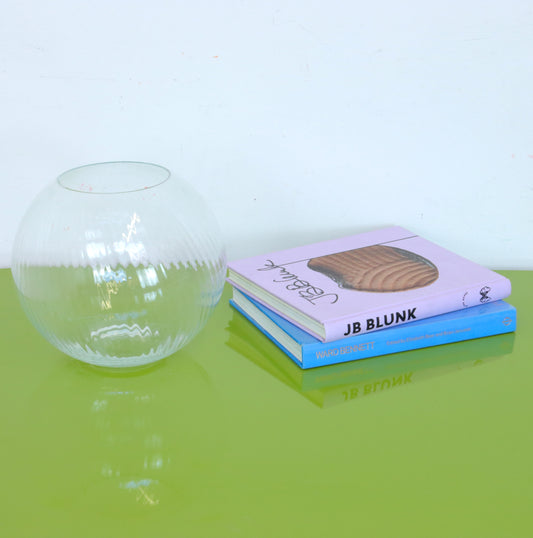 Vintage Glass Sphere Vase
