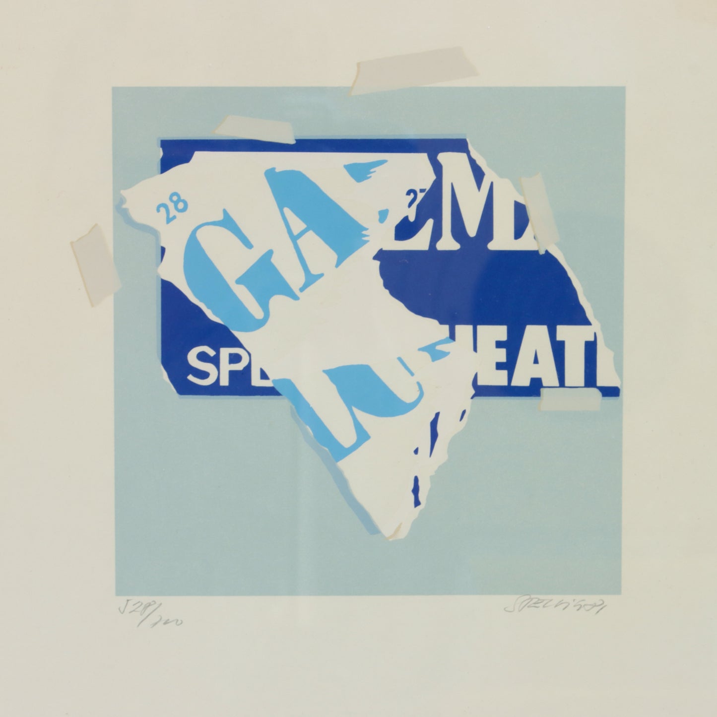 1981 Danish Silkscreen