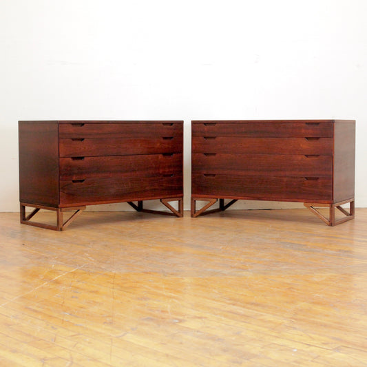 Pair of Rosewood Chest of Drawers by Svend Langkilde