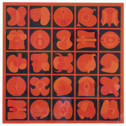 Takeshi Kawashima No. 68 Original Screen Print, Framed