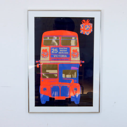 1960s British Double Decker Poster