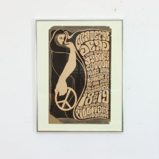 Original 1966 Grateful Dead Poster