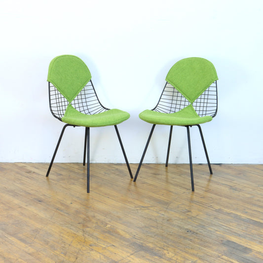 Pair of Early Eames DKX Chairs
