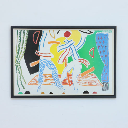 1985 David Hockney "Hockney Paints the Stage" Poster Framed