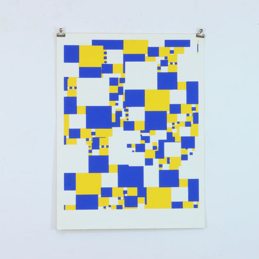 2000s Geometric Screen Print