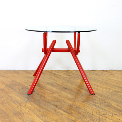 1980s Postmodern Tubular Dining Table