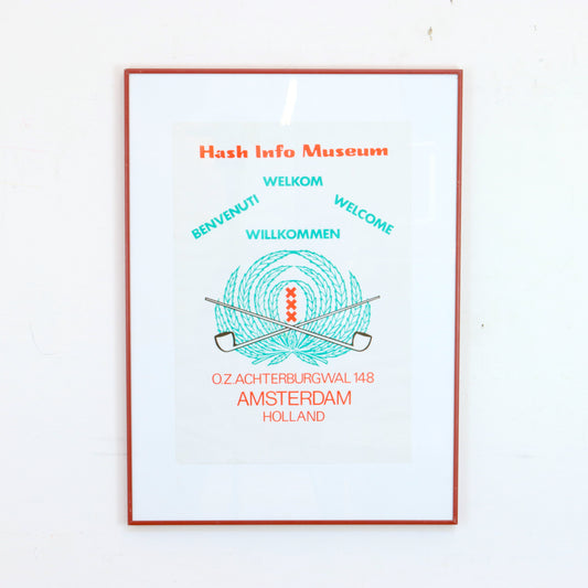 Vintage Hash Museum Poster