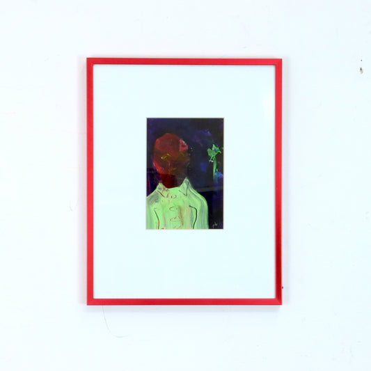 Abstract Portrait Signed "PB"