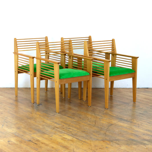 Set of 4 Postmodern Japanese Dining Chairs