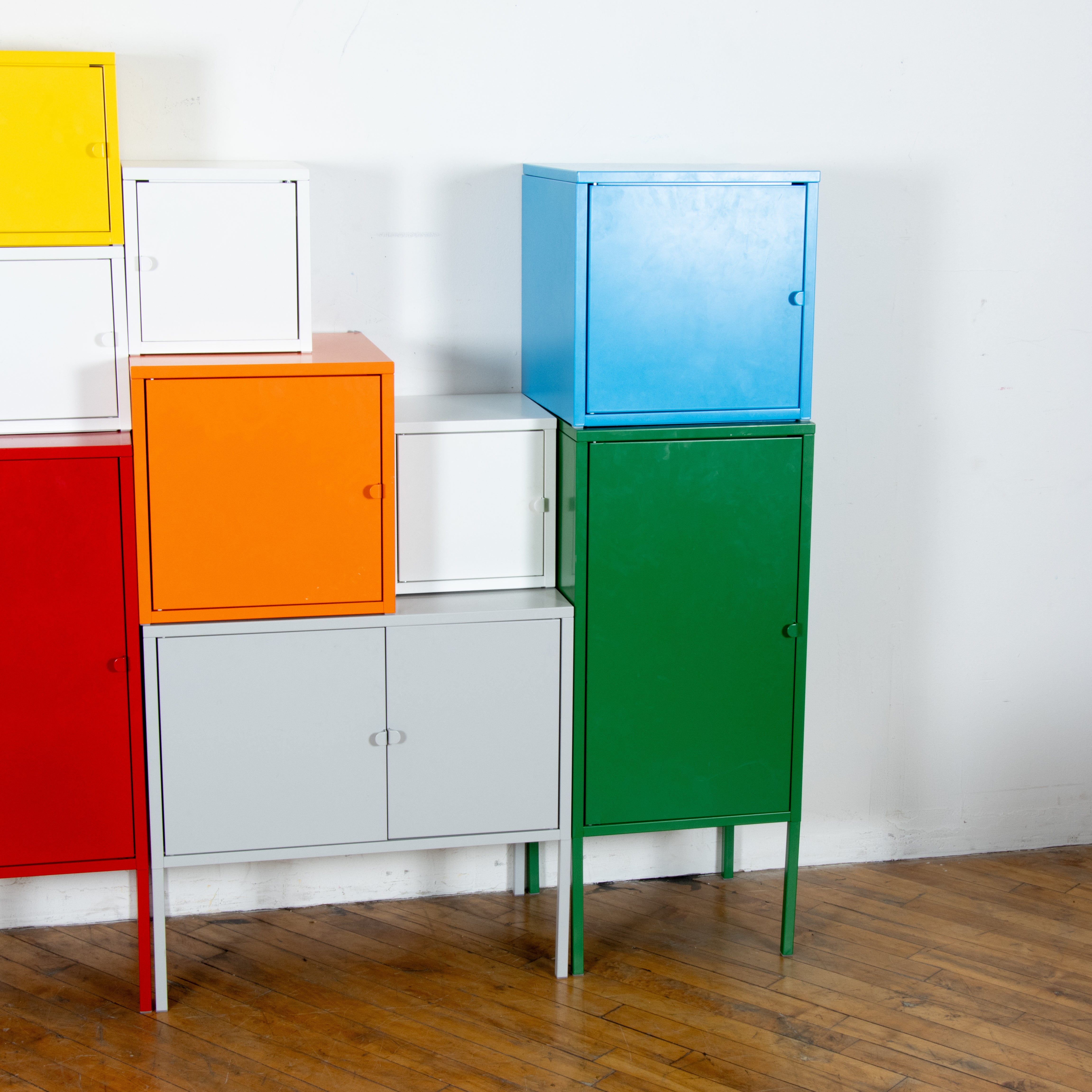 専用  IKEA  LIXHULT Colorful IKEA Modular Lixhult Locker Set – Piecemeal