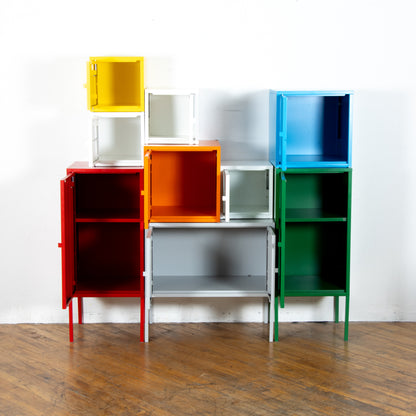 Colorful IKEA Modular Lixhult Locker Set