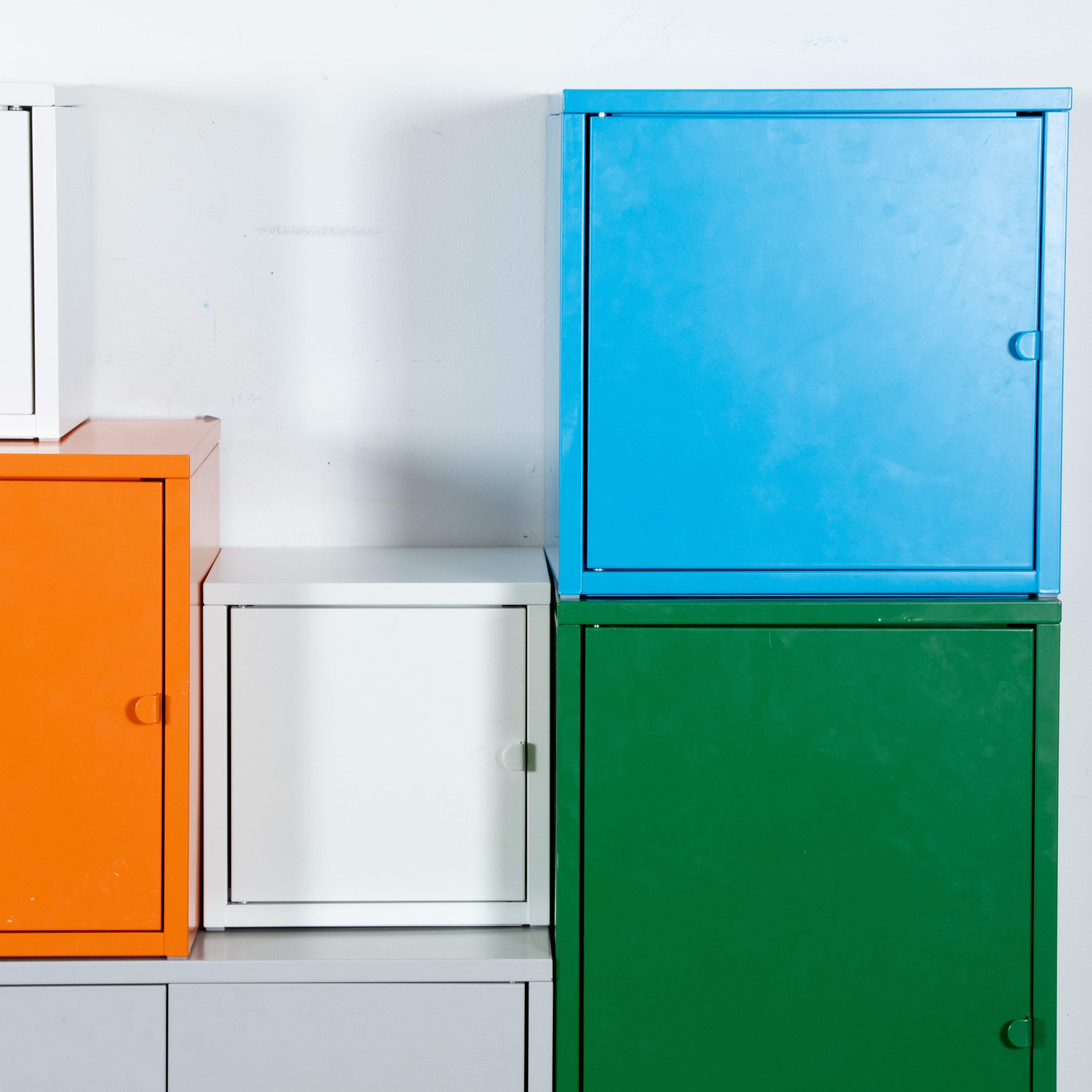 Colorful IKEA Modular Lixhult Locker Set – Piecemeal