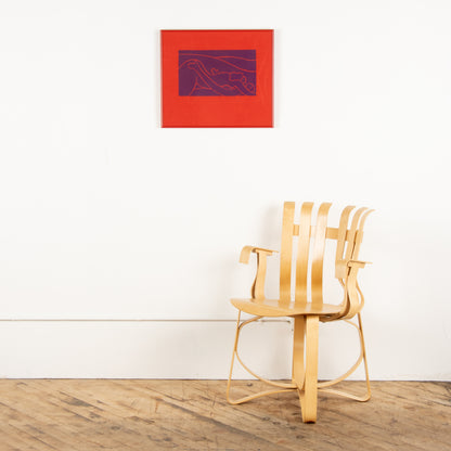 1982 Dan May Screen Print "Bare Bodies in Love"