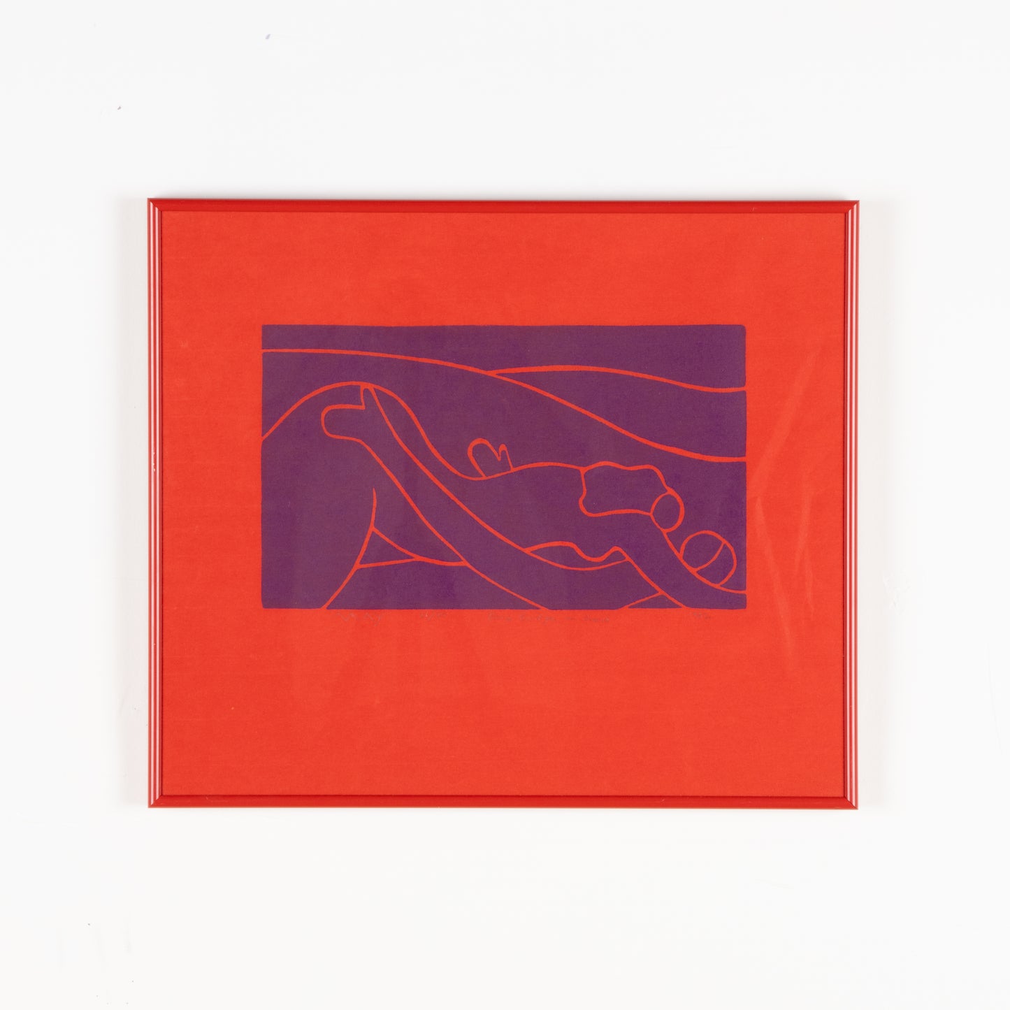 1982 Dan May Screen Print "Bare Bodies in Love"