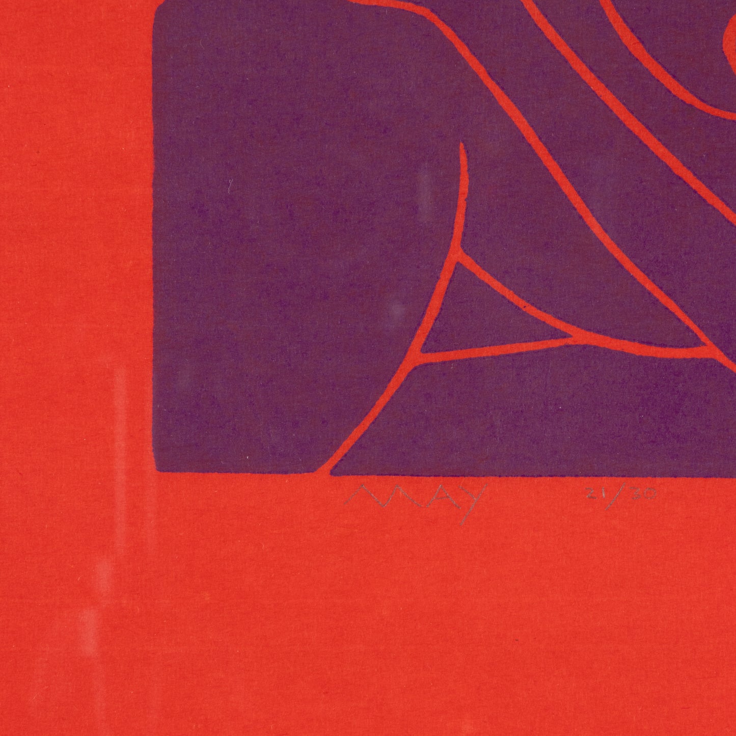 1982 Dan May Screen Print "Bare Bodies in Love"