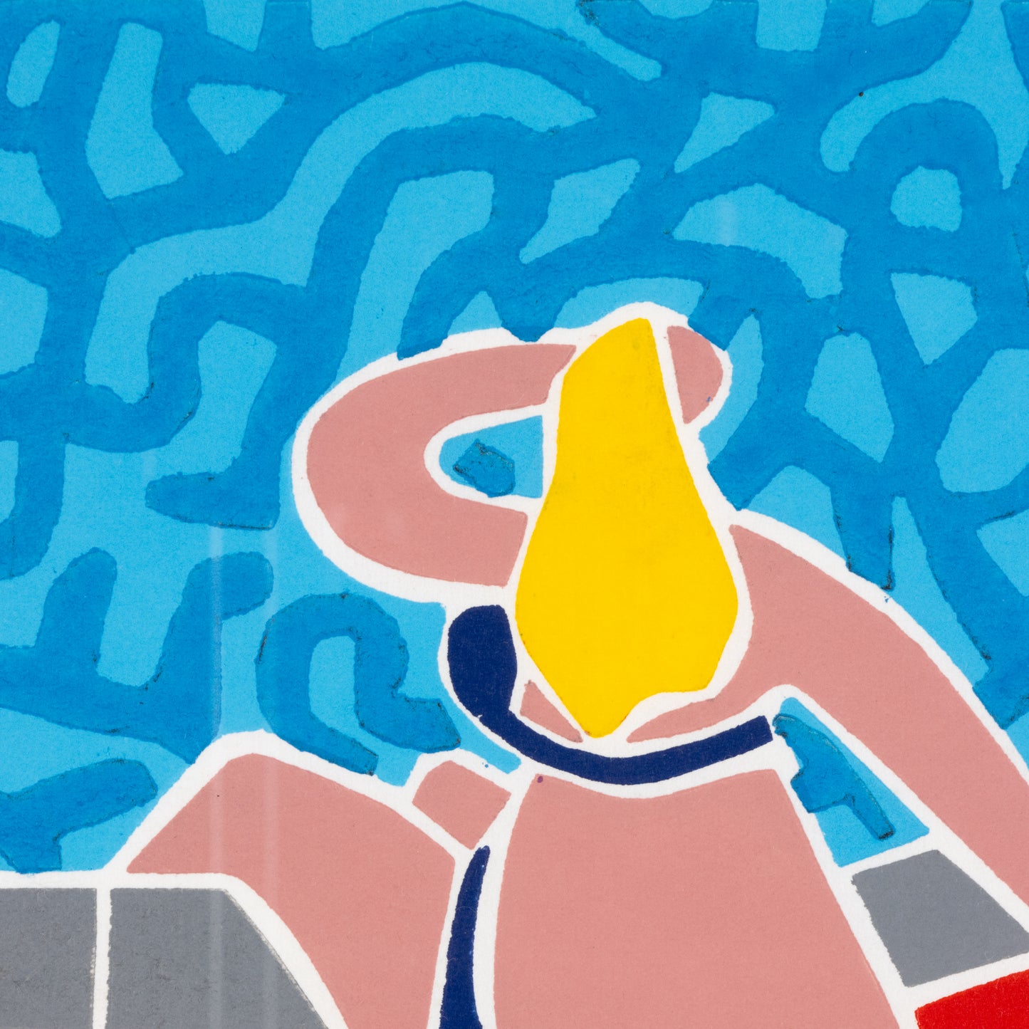 1979 Screen Print by Dan May "Nudes Near Pool"