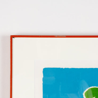 1978 Screen Print by Dan May "Vase on Table"
