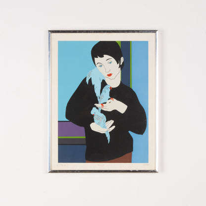 1970s Screenprint-"Parakeets"
