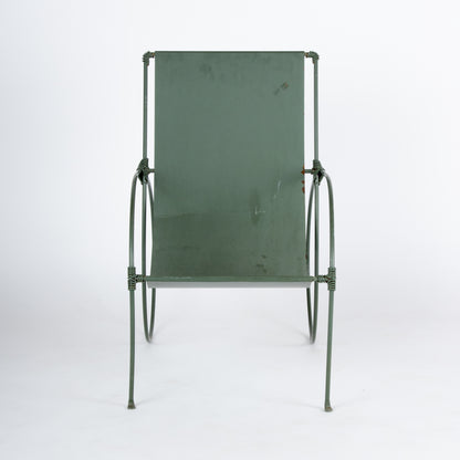 Unusual 1940s Sculptural Iron Chair