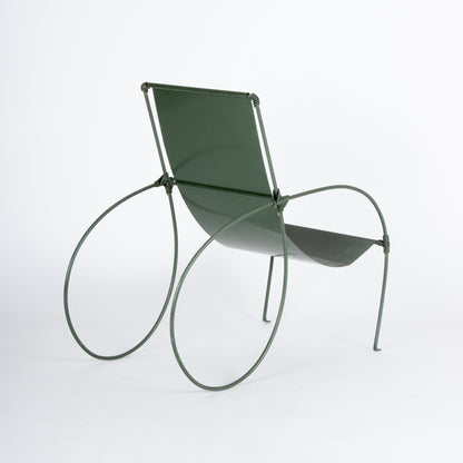 Unusual 1940s Sculptural Iron Chair