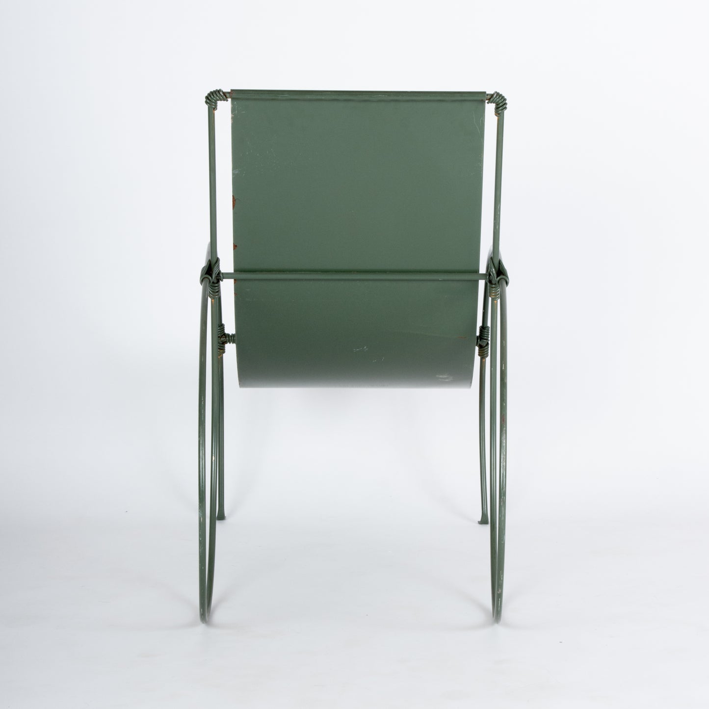 Unusual 1940s Sculptural Iron Chair