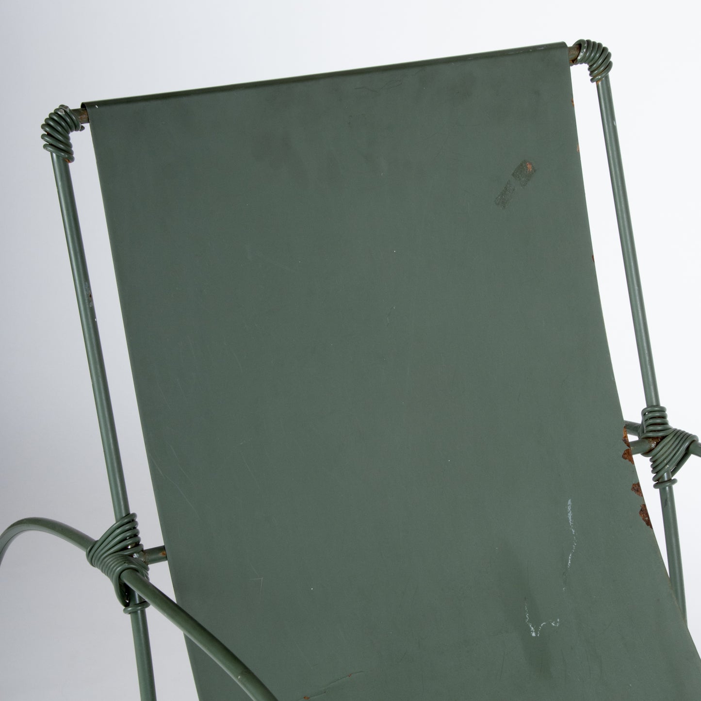 Unusual 1940s Sculptural Iron Chair