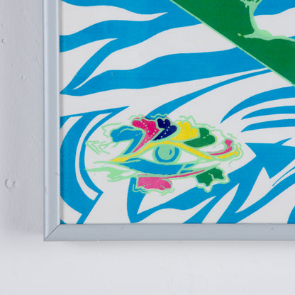 1960s Screen (Somewhat) Psychedelic Screenprint