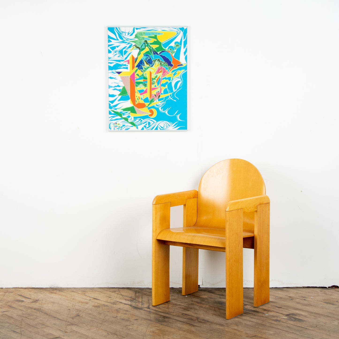 1960s Screen (Somewhat) Psychedelic Screenprint