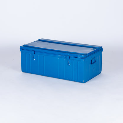 Rental: Vintage Blue Metal Crate
