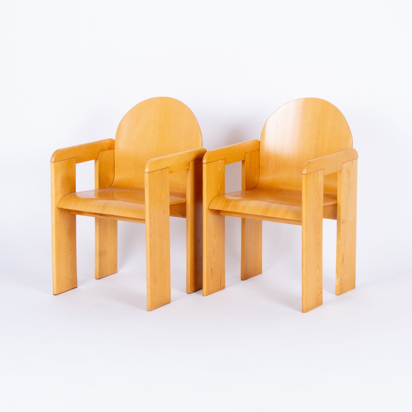Rental: Pair of Molded Ply Chairs Attributed to Afra and Tobia Scarpa