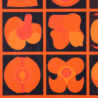 Large Takeshi Kawashima No. 68 Original Screen Print, Framed