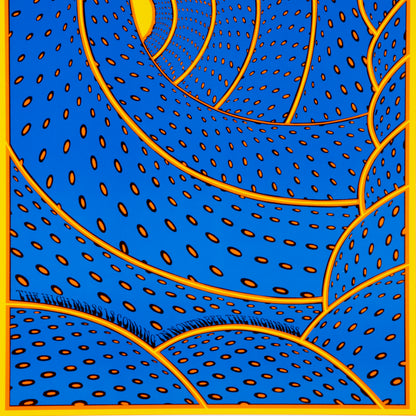 Original 1967 Poster by Robert Fried, Framed