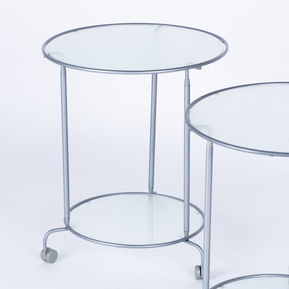 Pair of Vintage IKEA Rolling Side Tables