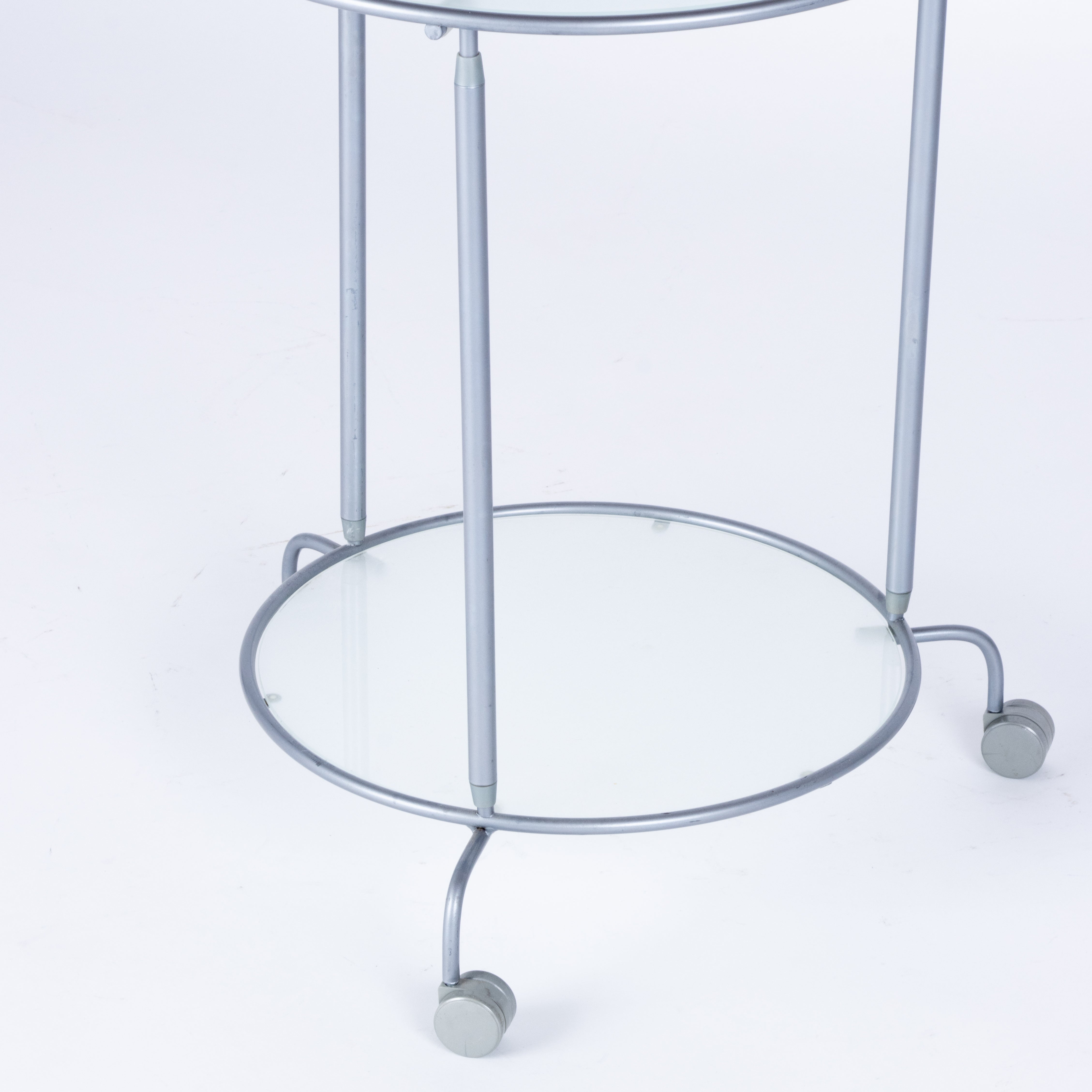 Pair of Vintage IKEA Rolling Side Tables – Piecemeal