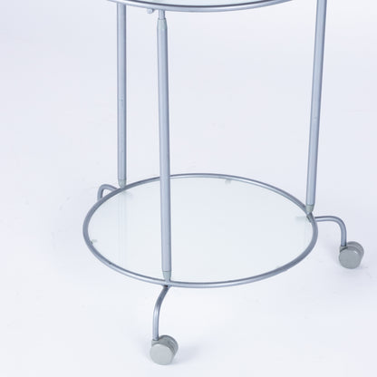 Pair of Vintage IKEA Rolling Side Tables