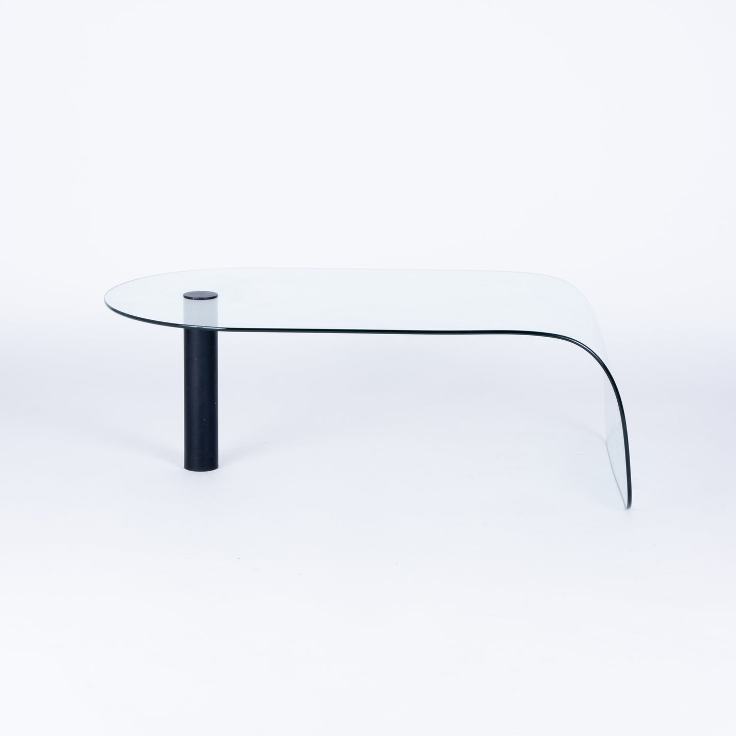 Postmodern Glass Waterfall Coffee Table, Customizable Color